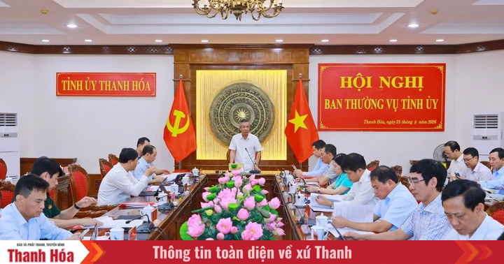 El Comité Permanent de Thanh Hoa aprova les directrius per a la reorganització de l'aparell del Partit i la descentralització de recursos