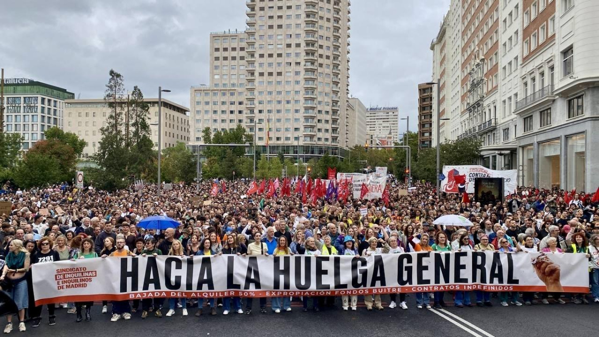 Última hora de les protestas per la vivienda, en directe | El Sindicato de Inquilinas convoca manifestations en més de 50 ciutats, amb una gran march en Madrid com epicentre